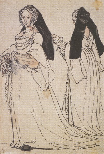 Lady Wearing an English Hood by Hans Holbein der Jüngere
